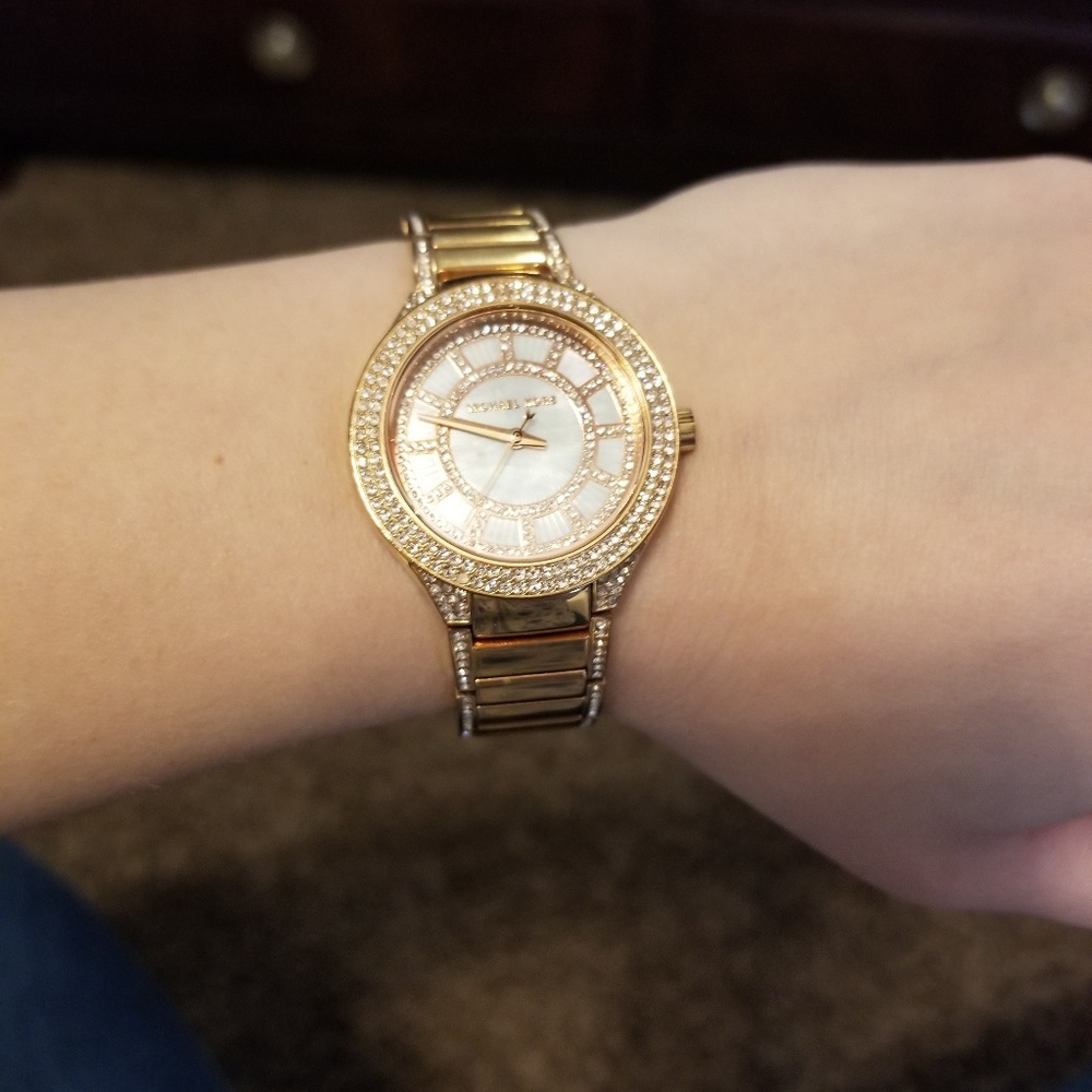 Michael Kors rose gold watch